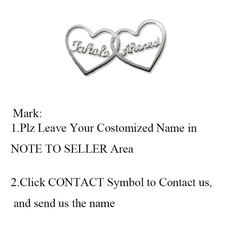 Stainless Steel Necklace Personalized Letter Gold Choker Necklace Pendant Nameplate Gift