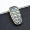 4 Tasten TPU Auto Schlüsselabdeckung Halter Schale für Hyundai Tucson Sonata Solaris Hybrid Nexo NX4 Santafe Auto DN8 Schlüsseltasche Schlüsselanhänger