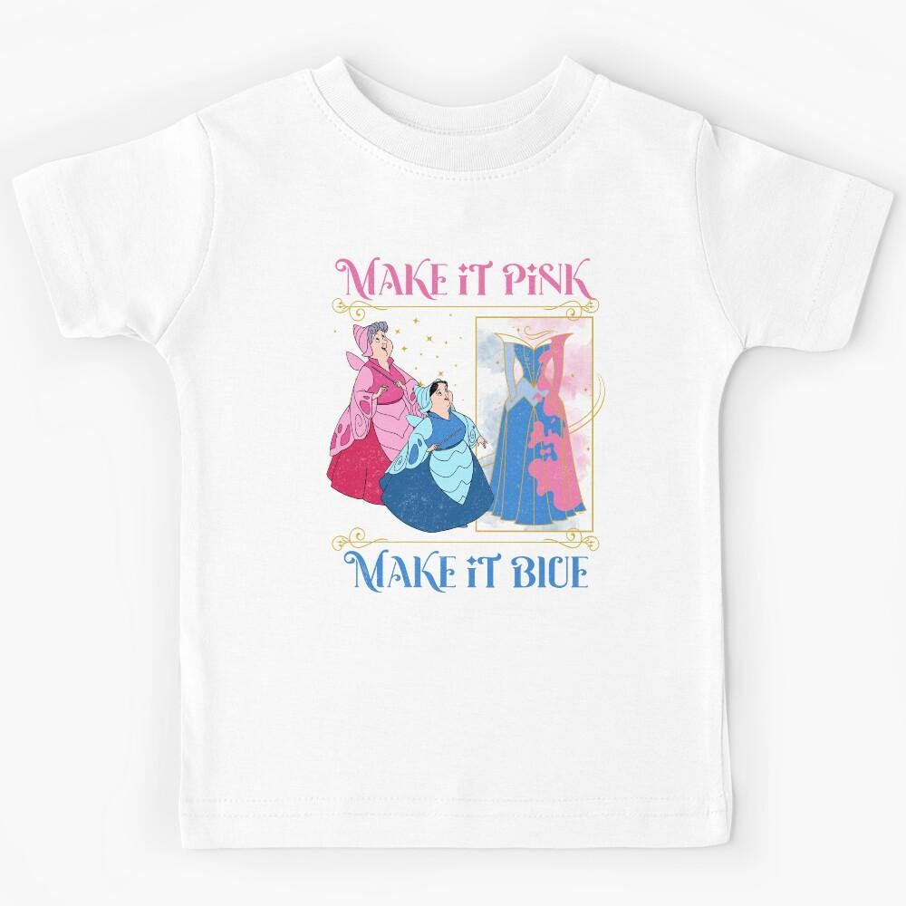 Make It Pink Make It Blue Fairy Magic Enchanted Dress Kids T-Shirt 150