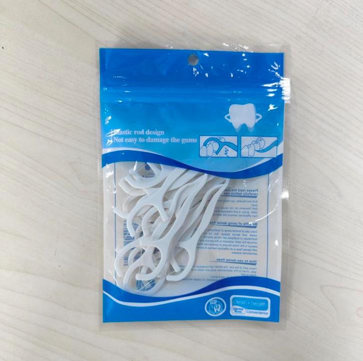 Portable Disposable High-Elasticity Dental Floss Picks for Oral Care