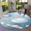 1 STuks Ruimte Planeten Antislip Vloer Ronde Vloerkleed, Kantoor, Familie, Slaapkamer, Grote Vloerkleden Binnen Vloerkleden, Levendige Kleuren-Z0438