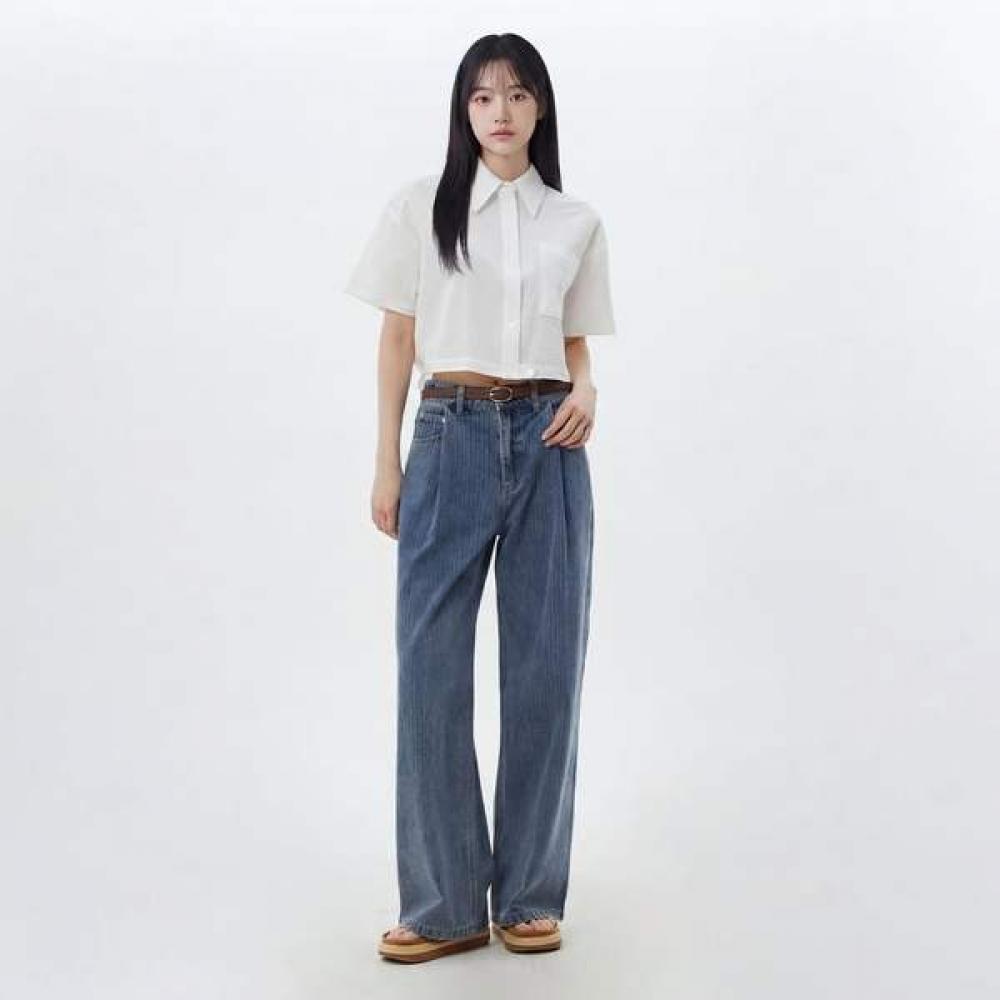 Lap Long Wide Denim Pants As2dp464