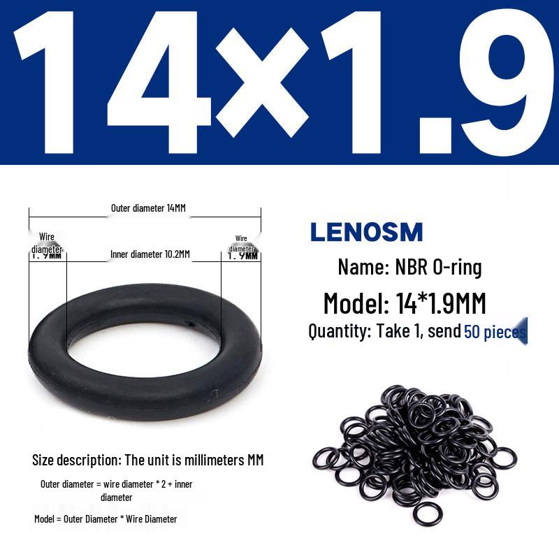 High-Pressure NBR Nitrile Rubber O-Ring Seal - Wear & Oil Resistant