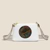 New retro embossed three-layer large-capacity pillow bag fashionable women's bag shoulder messenger bag light luxury handbag trend