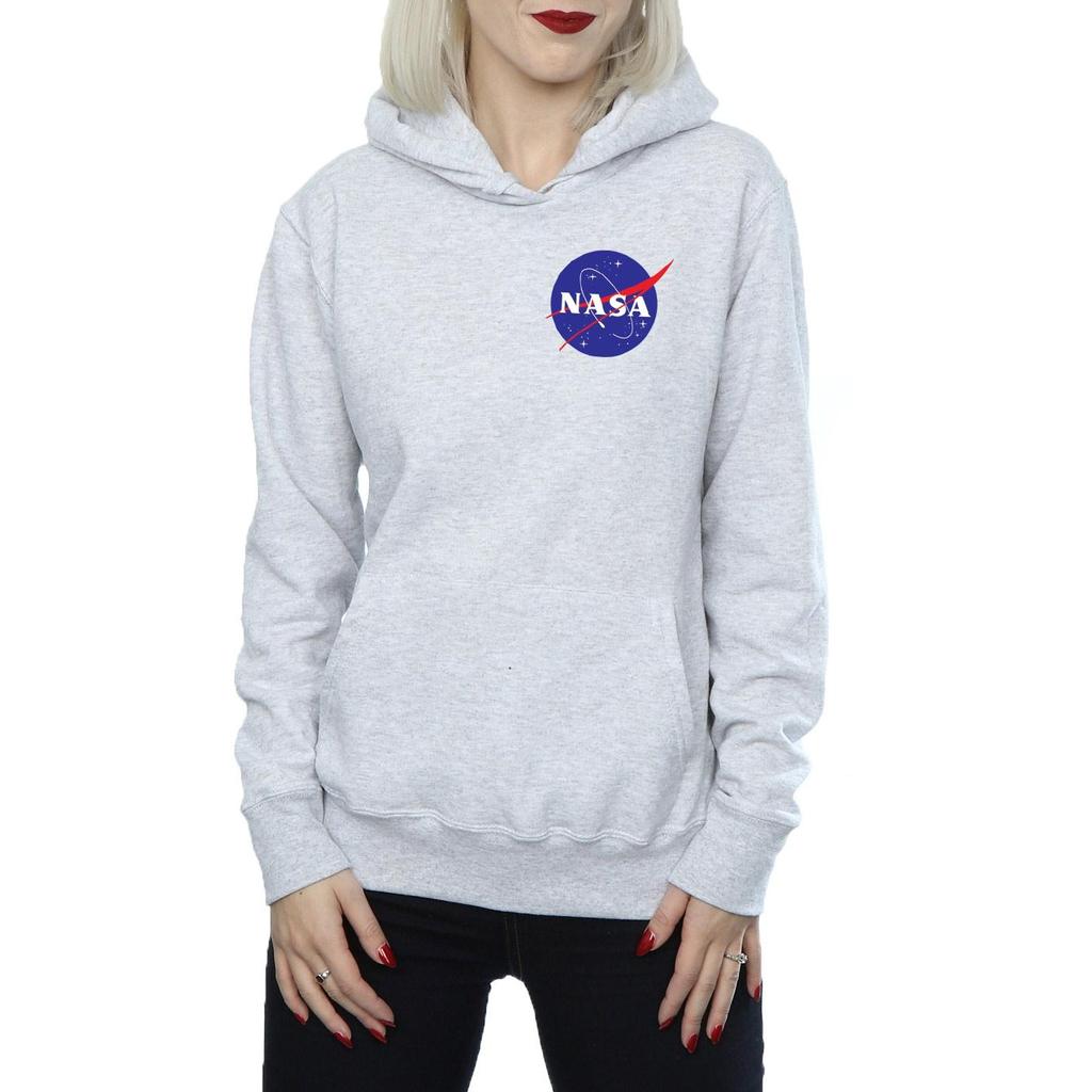 NASA Womens/Ladies Classic Insignia Chest Logo Hoodie