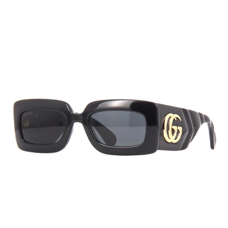 GUCCI Trendy Plate Frame Square Sunglasses Women’s