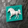 Silikonform Pferd Silikonform Fondant Kuchenform DIY weiche Süßigkeitenform Schokolade Backutensilien