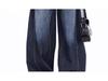 Unisex American Wide-Leg Baggy Scythe Jeans, Washed Silhouette, Spring/Autumn 2025 Style.