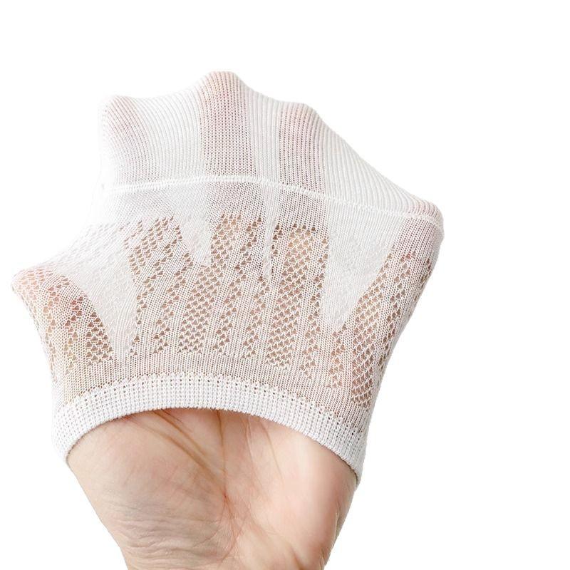 5 Pairs Socks Women Spring and Summer Thin Boat Socks Non-slip with Invisible Socks Absorbent Breathable Shallow Mouth Socks