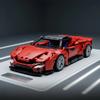 1000+PCS Technical 1:14 SP3 Red Sports Car Building Blocks Set City Speed Racing Assembly Bricks Toys Gift for Adults