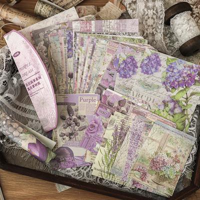 100pcs/pack Past Stories Material Paper Aestheti Scrapbooking Journaling Vintage Stationery Aesthetic