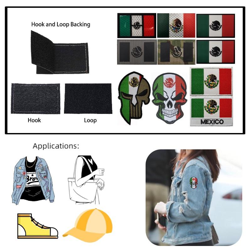 Aotddor Mexican Flag Arm Patch For Outdoor Sports V90415
