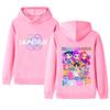 B1201-2 Kids Boys Girls Kpop Rumi Zoey Mira Sajaboys Double-sided Print Long Sleeves Hoodie