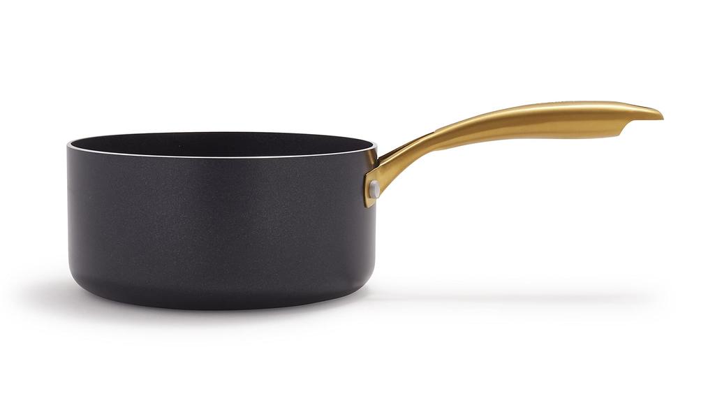 Greenpan GREENPAN Studio Ceramic Coating Made from Mineral Components Derived from Sand That Contains No Harmful Substances Saucepan 16cm IH Gas