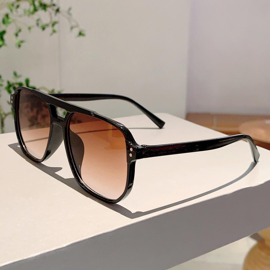 KAMMPT Popular Pilot Designer Oversize Gradient Sunglasses Women Men Outdoor Fashion Sun Glasses