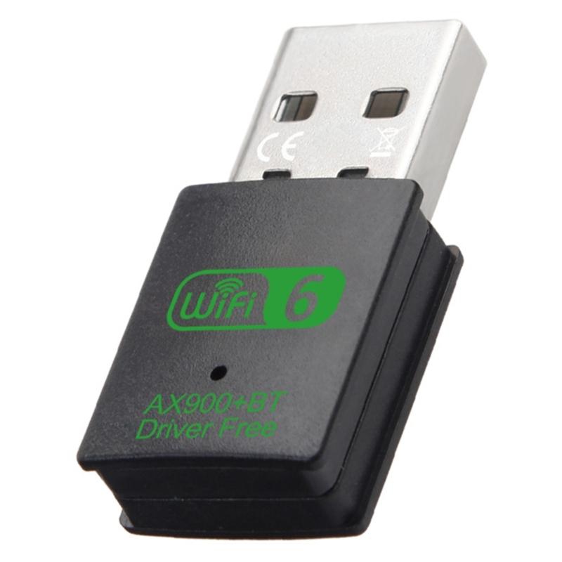 Latest WiFi 6 AX900 USB Networking Dongle for Desktop and Laptop Fast Speed Two Band Connectivitys