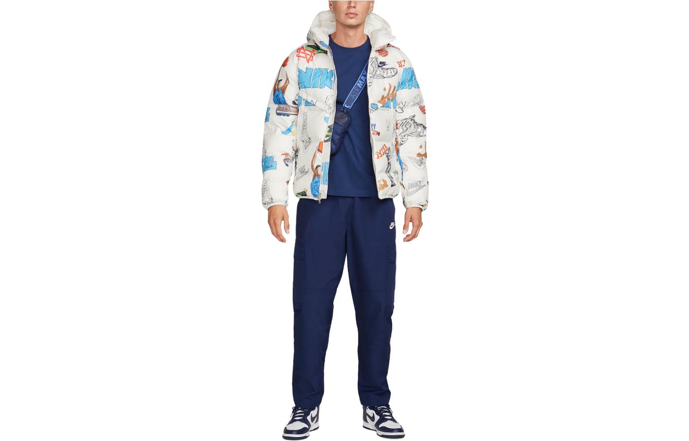 Nike Jackets Men s White Hooded Moderate Other FZ2288-133 L