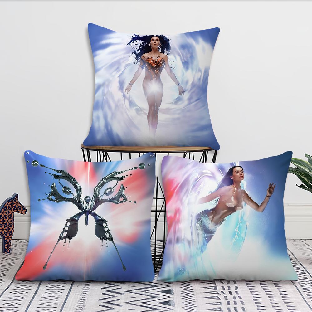 K-Katy Singer P-Perry 143 Kissenbezug Wohnzimmer Akzent Sofa Rückenstütze Quadratisch Lounge Entspannender Nickerchen Begleiter Kissenbezug