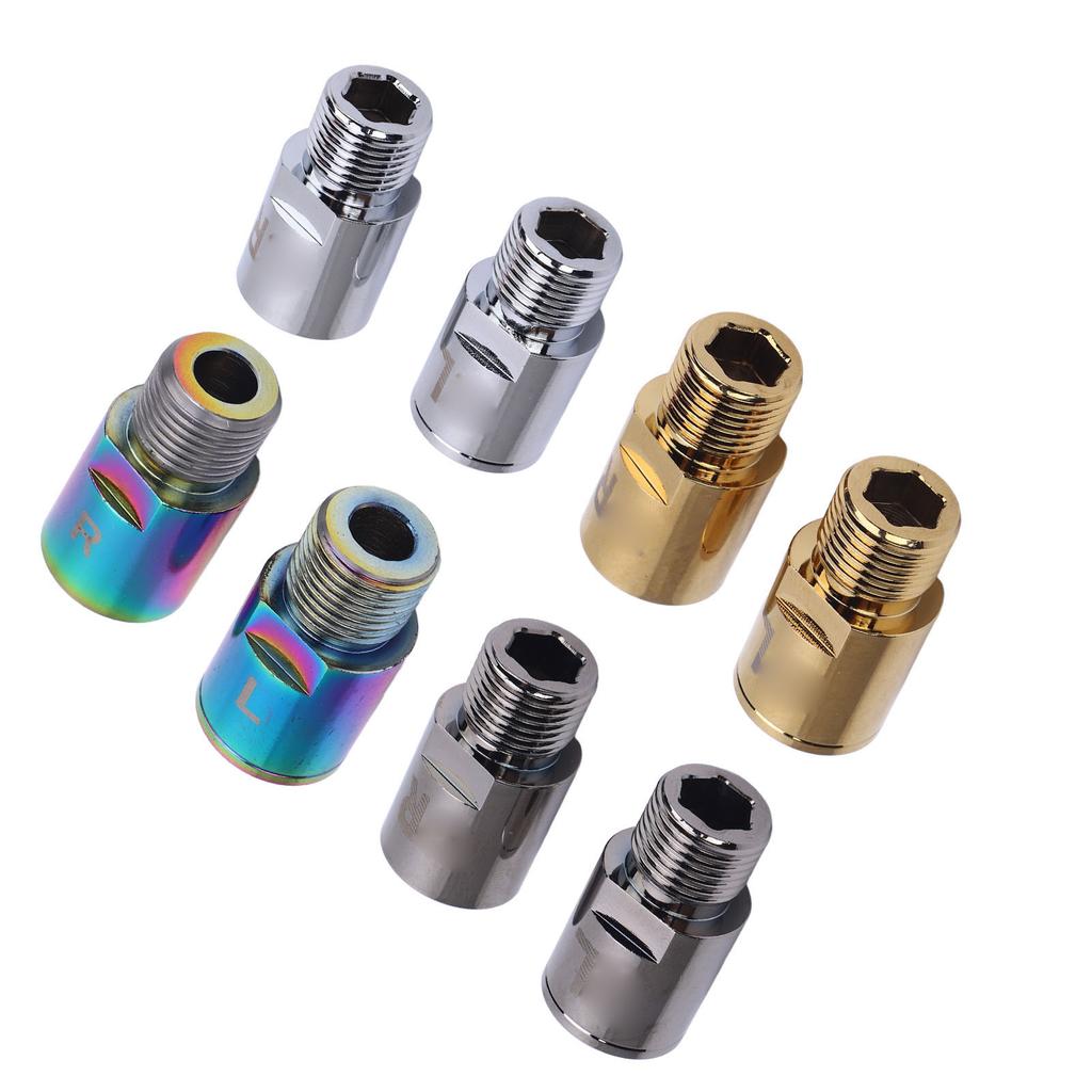 2Pcs Bike Pedal Extension Shaft Ti Alloy Protective Effortless Use Reduce Friction Bike Pedal Extend