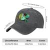 Anime Helluva Boss Fizzarolli Baseball Caps Snapback Washed Denim Hats Outdoor Casquette Hip Hop Baseball Cowboy Hat Unisex Women