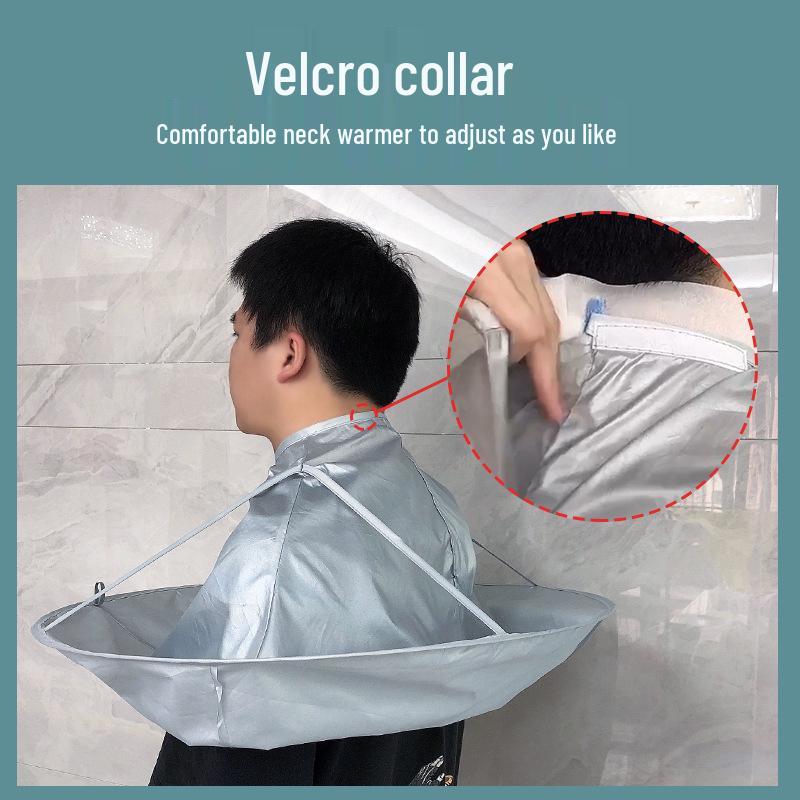 Atmungsaktiver 3D Faltbarer Haarschneide- & Färbeumhang für Erwachsene