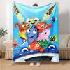 Nemo Theme Printed Blanket - Perfect for Couch, Bed, Travel & Outdoor Use | Machine Washable, Cozy & Durable.