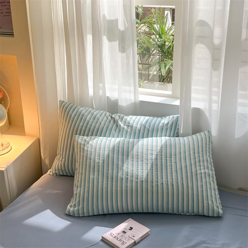 Popular Stripe Style Duvet Cover Set - Bedding Set Twin Full Single Double, Breathable Skin-Friendly,1 Duvet Cover 2 Pillowcases