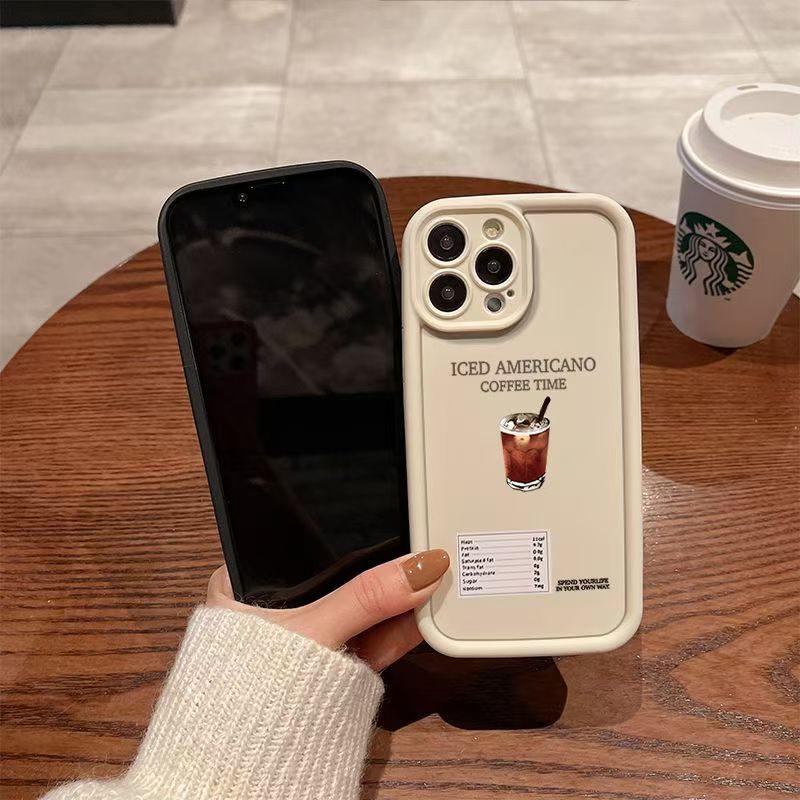 

Minimalist Iced Americano Phone Case for Apple 17 Pro Max/iPhone 16/15/14/13 Pro iPhone 11 ProMax