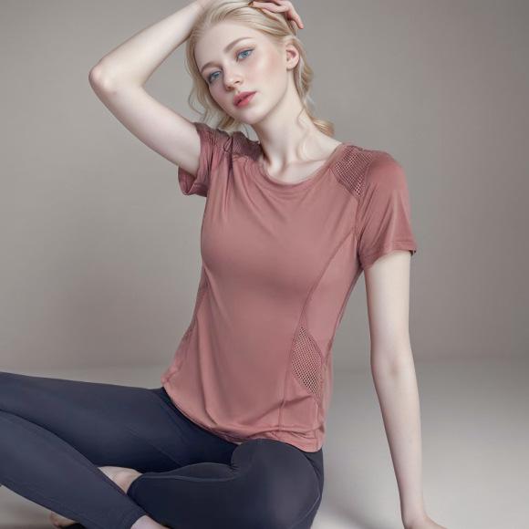 Women's Slimming Long Sleeve Yoga Top for Autumn/Winter - Elastic, Fashionable, Running & Fitness Wear