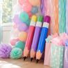 Pencil Balloons 70 Pack Assorted Colors for Birthday Party Decorations