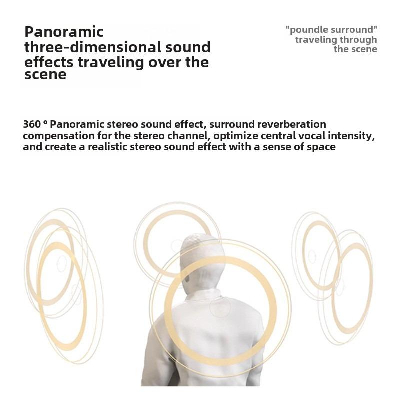 X93 hanging ear cross-border new high sound quality comfortable wear Bluetooth 5.3 intelligent digital display long life private