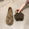 Fashion Ladies Shoes 2025 New BaoTou Women's Sandals Casual Sandals Women Summer Retro Hollow Shoes Woman Slip-on Flat Sandalias Mujer