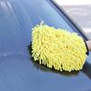 Microfiber Car Wash Gloves Chenille Waterproof Mitt Soft Mesh Back Double-faced Glove Mitt Wax Detailing Brush Car Cleaning Tool