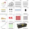 TRUSCEND Fishing Lure Bait Tackle: Fishing gear lure kit set including plastic worms, topwater lures, tackle box, etc.