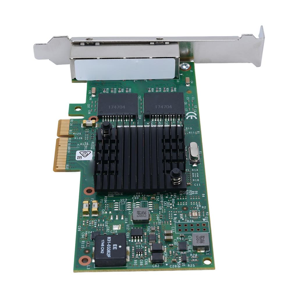 Ethernet Server Adapter I350-T4 Four Port PCIE Gigabit Network Card 10 100 1000Mbps for Win for