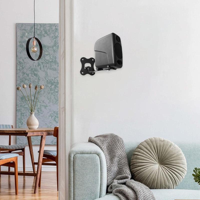 Heavy Duty Speakers Wall Mount Bracket Support Speakers Wall Stand Speakers Holder Wall Mounting for Ik iloud mm