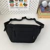 New Korean Style Student Waist Bag Sports Chest Bag for Men's Fashion Trend Crossbody Bag Light Shoulder Bag