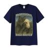 Professioneller Rage Baiter Lustige Wolf Grafik T-Shirts Unisex Damen Humor Kleidung Kurzarm T-Shirts Lässige Übergroße Baumwoll-T-Shirts