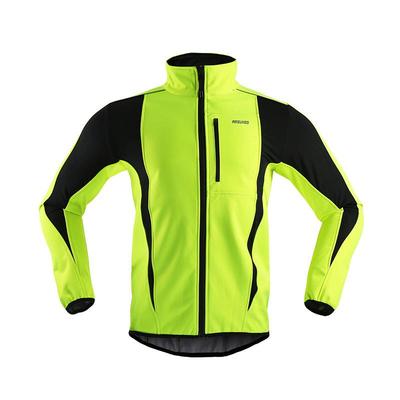 ARSUXEO Men's 15K Winter Windproof Rainproof Fleece Cycling Jacket