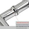 GUYU 201 Stainless Steel Modern Glass Door Handle