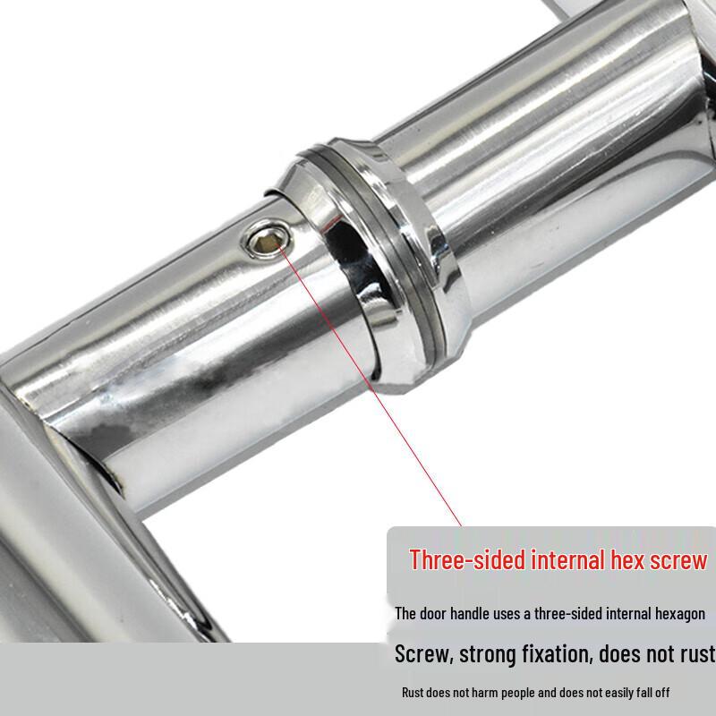 GUYU 201 Stainless Steel Modern Glass Door Handle