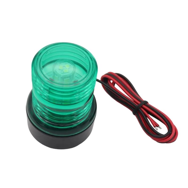 Waterproof Marine Grade Signal Lights with 8 LEDs Bright LED Boat Navigation Lights Plastic Lamp Suitable for Boats