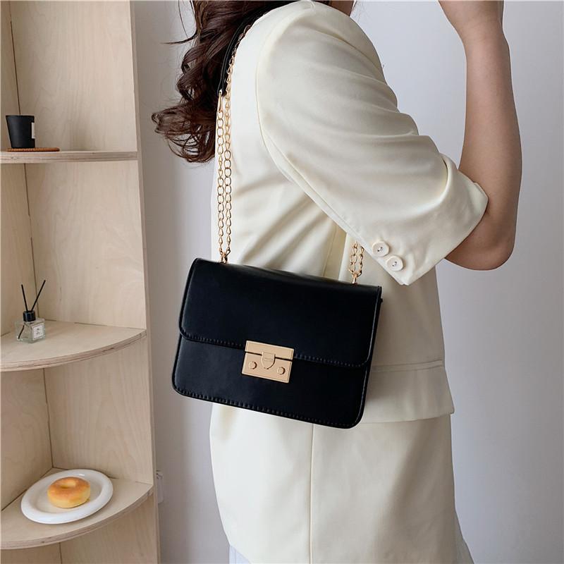 Tasche Damen 2024 neue Mode Retro Damentasche Nischendesign Kette kleine quadratische Tasche Damen Schulter Umhängetasche