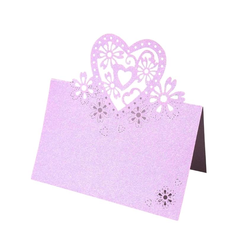 50Pieces Heart Shape Table Setting Number Cards Wedding Table Name Cards For Table Setting Wedding Christmas Banquets