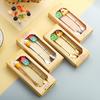 Stainless Steel Spoon And Fork Set Creative Round Head Spoon Cartoon Dessert Utensils Dishwasher Safe Cutlery for Gifts And Parties