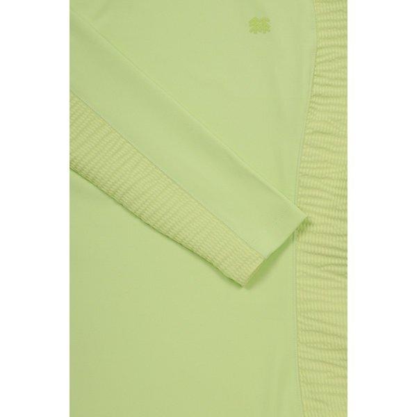 Kolon SporTs Women Mock Neck Crop T shirT jkTbs25112lgr