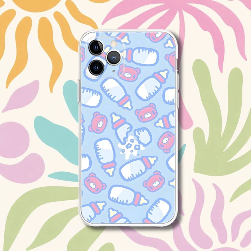 Cute G-Gloomy Bear Phone Case For iPhone 17,16e,16,15,14,13,12,11 Mini Pro Max X,XR,XSMAX 8,7 Air Plus Transparent Soft