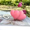 3D Conjoined Love Silicone Candle Mold Homemade Heart-shaped Soap Gypsum Crafts Resin Cement Mold DIY Chocolate Cake Baking Tool