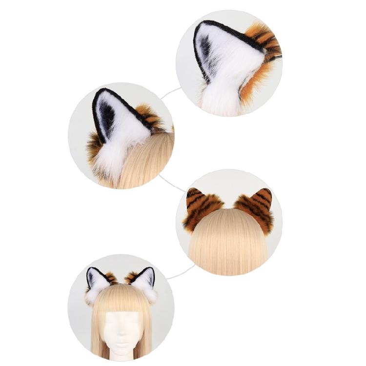 Tigeres Cosplay Costume Tigeres Ears Tail Halloween Tigeres Ear Headband Tail