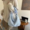 Women Puffer Shoulder Bag Drawstring Cloud Pleatd Bag Strap Adjustable Versatile Casual Slouchy Shopper Bag
